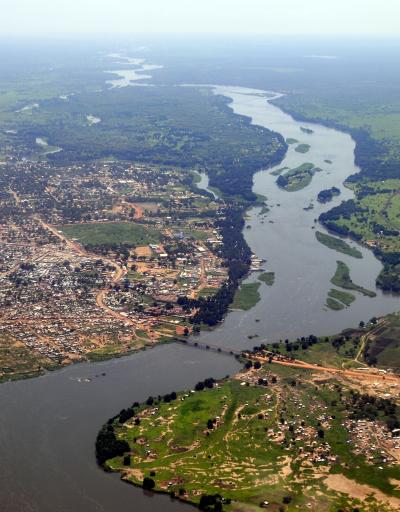 Juba, a city on the Nile, South Sudan