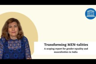 Launch of Transforming MEN-talities in India