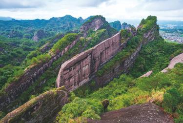 Relieves de Danxia, Geoparque mundial de la UNESCO de Longyan, China