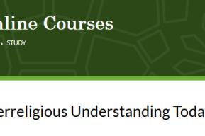 Interreligious Understanding Today' Online Course