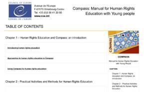 Compass: Manual for Human Rights Education with Young People