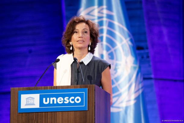 UNESCO’s Director-General, Audrey Azoulay