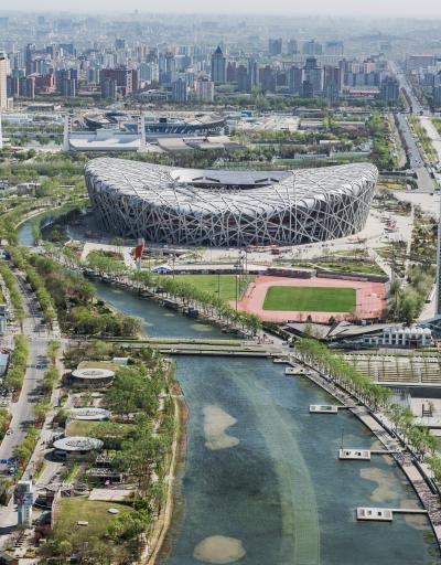 One of the venues of the 2022 Beijing Winter Olympics, China