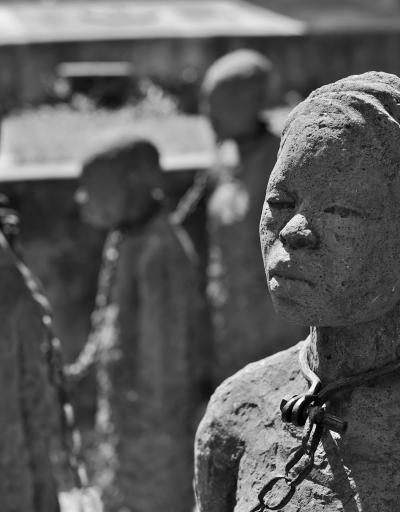 Monument of Slaves in Stone Town, Zanzibar, Tanzania