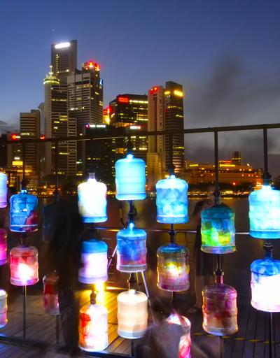 Asia's First Sustainable Light Art Festival at Marina Bay - Singapore