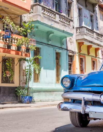 Vintage american car in Havana