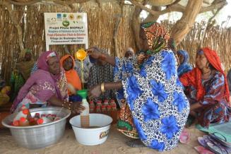 Production d’Huile de Balanites dans le village de Boulangou Yakou © UNESCO / Abou Hadamou