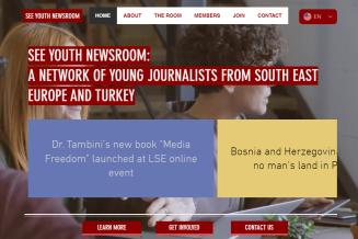 Plateforme Web de la salle de presse des jeunes de l'Europe du Sud-Est et de la Turquie ?
