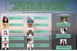 Speakers at the Futures Literacy Week at Chulalongkorn University event