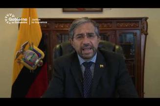 Minister of Foreign Affairs and Human Mobility of Ecuador, H.E. Mauricio Montalvo