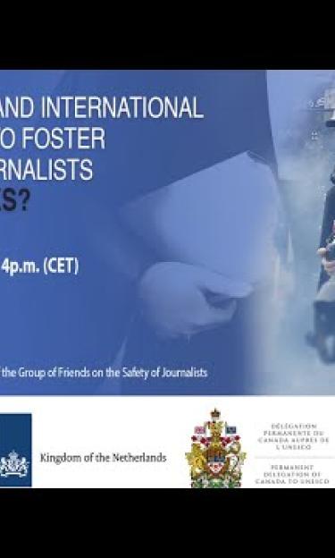 The role of the judiciary & international cooperation to foster safety of journalists – What works?