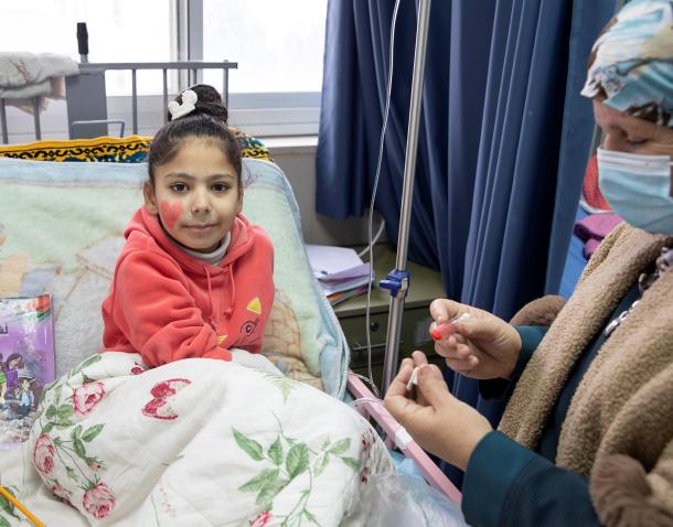 Girl in Determination / Hospital School in Ramallah