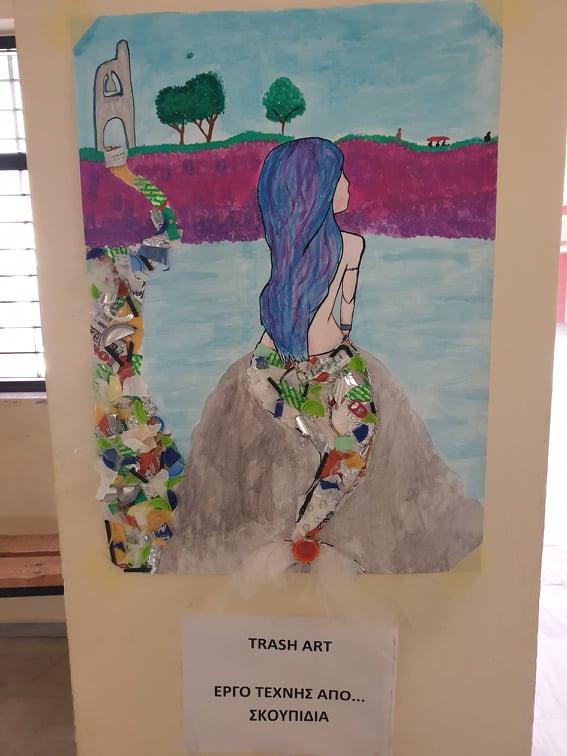 Trash Art - The little mermaid