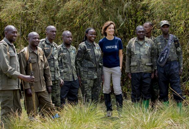 Audrey Azoulay in Rwanda 2023 - Biosphere reserve