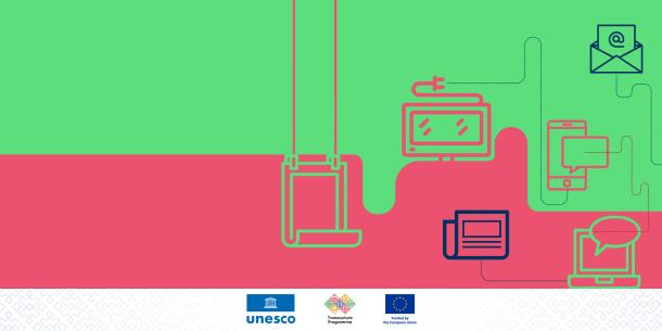 Banner for the UNESCO Transcultura event on Digital Marketing and Advertising in the Caribbean and Europe