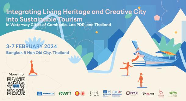 banner for sustainable tourism in waterway cities workshop