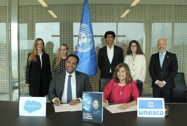 UNESCO Salesforce partnership for Artificial Intelligence