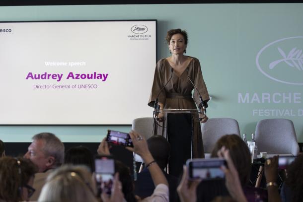 Audrey Azoulay au Marché du Film – Festival de Cannes