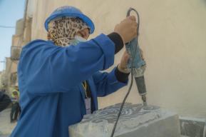 تمكين المرأة في الموصل من خلال المهارات الفنية 