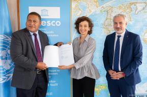 Tuvalu becomes the 195th State to ratify UNESCO World Heritage Convention