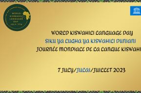 Edition 2023 de la Journée mondiale de la langue Kiswahili 