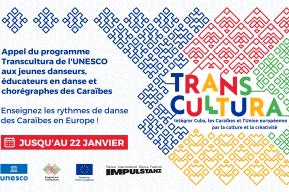Appel du programme Transcultura de l'UNESCO aux jeunes danseurs, éducateurs en danse et chorégraphes des Caraïbes