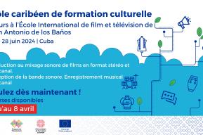 L'UNESCO et l'UE accorderont 24 bourses à des jeunes des Caraïbes pour des cours spécialisés en cinéma et télévision à Cuba 