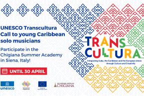 UNESCO Transcultura call to young Caribbean solo musicians 