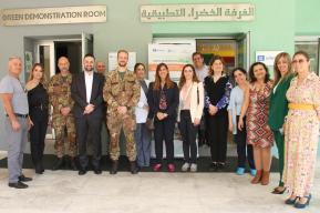 Joint Efforts of the Italian Bilateral Military Mission in Lebanon (MIBIL) and UNESCO Beirut: A Visit to the Green Demonstration Room