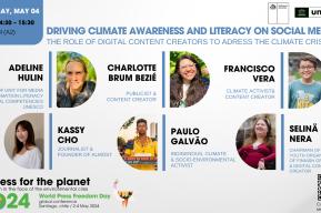 Driving climate awareness and literacy on social media