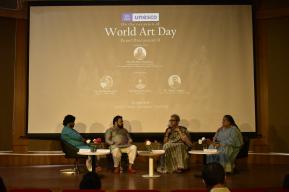 联合国教科文组织南亚地区办事处在世界艺术日庆祝印度表演艺术家