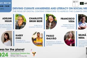 Driving climate awareness and literacy on social media