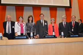 Irina Bokova anime la session extraordinaire sur le thème « Remplir la promesse de la Déclaration du Millénaire : L’expérience du Fonds pour la réalisation des OMD ».