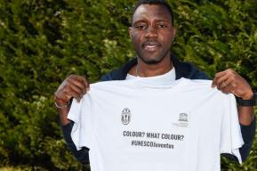 Juventus footballer Kwadwo Asamoah asks, Colour? What Colour?