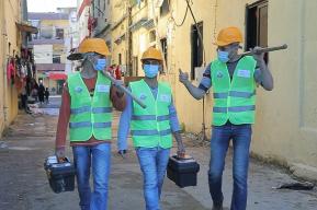 Syrian and Lebanese youth in TVET programme support the restoration process in Beirut