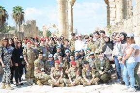 Female military personnel conclude their third day of training on “Protecting Cultural Property” at the World Heritage Site of Tyre