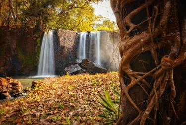 Quartéis waterfall, Uberaba UNESCO Global Geopark, Brazil 