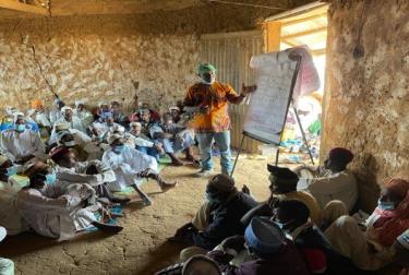 Presentation of the ecological and socio-economic studies developed by the BIOPALT project to the community of the Doumba-Rey Biosphere Reserve, Cameroon 